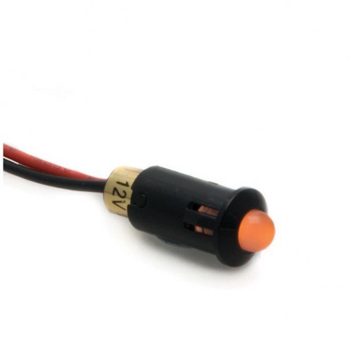 Warning Lamp - 8.5mm - LED Warning Light - Amber image #1