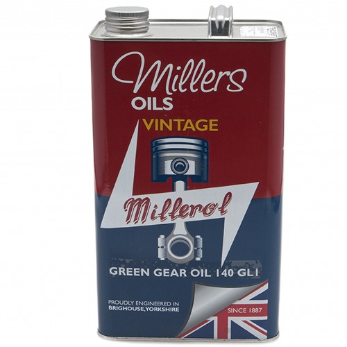 Millers Gear Oil Vintage Green 140 GL1 - 5 litres image #1