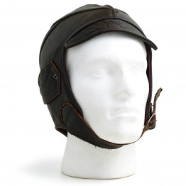 Gladiator Leather Flying Helmet, Xtra Large (Brown)