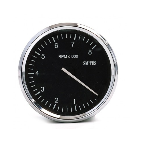 Smiths Classic Motorsport 80mm Tachometer - 0-8000 rpm