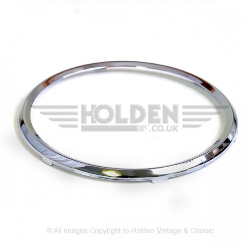 Rim Full Vee for 52mm Gauges - Chrome image #1