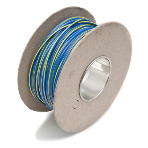 Wire 17 amps: 28/0.30mm Blue/Yellow (per metre) image #1