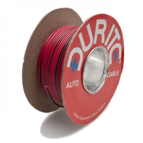 Wire 14/0.30mm, 8 amp, Red/Black. Sold per Metre image #1