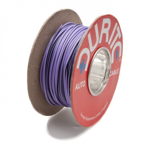 Wire 14/0.30mm, 8 amp, Purple/Black. Sold per Metre image #1