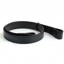 Leather Cross Strap - Black