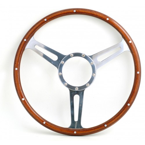 Derrington Slot 16in Wood Rim Steering Wheel image #1