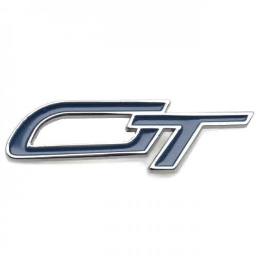 GT Badge - Chrome and Blue image #1