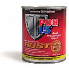 POR-15 Rust Preventative Paint - Black Semi Gloss - 0.473 litre