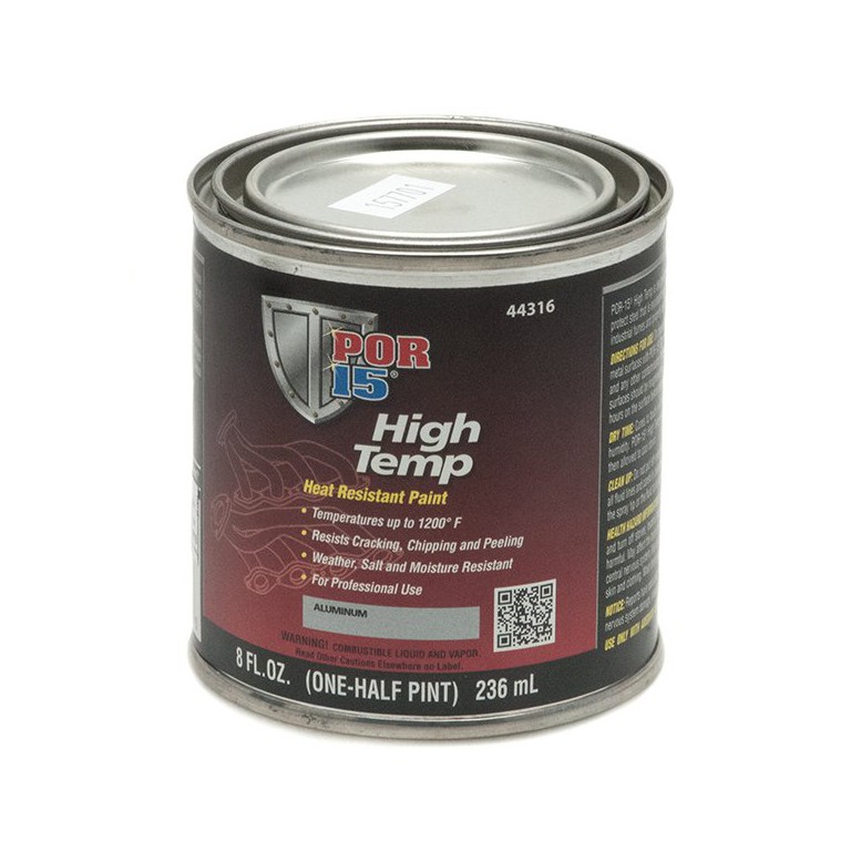 POR-15 Rust Preventative Paint - Black Semi Gloss - 0.473 litre