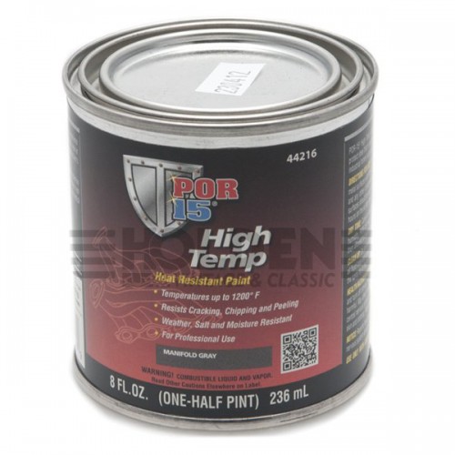 POR-15 Rust Preventative Paint - Grey - 0.473 litre