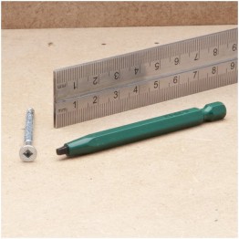 Robertson Driver Bit for No 3.5/3.75 Screws - Long - Green