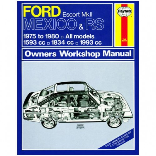 Ford Escort Mk II Mexico & RS Haynes Manual image #1