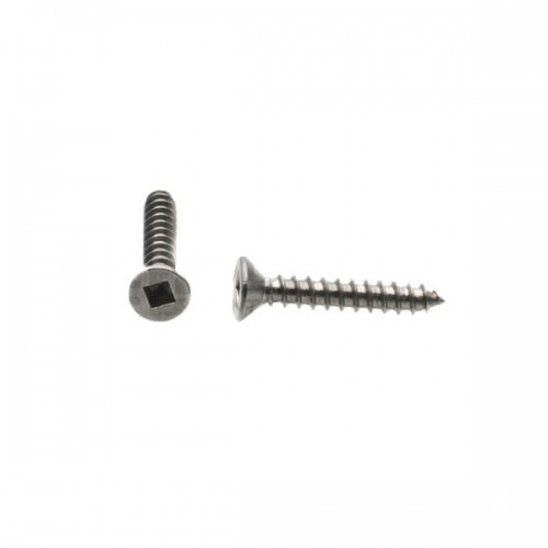 Robertson Screw No 3.5 Full Flat Countersunk Zinc 20mm long. Sold as a packet of 200 image #1