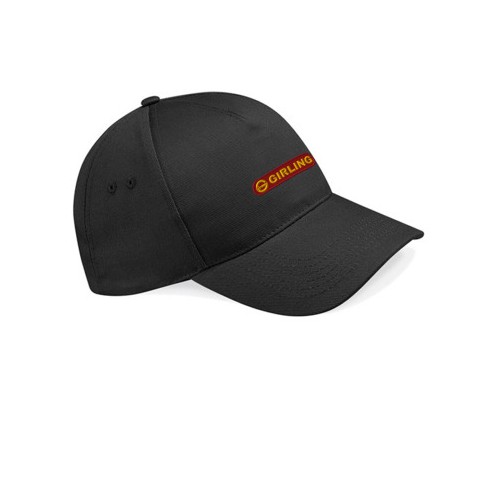 Girling 5 Panel Cap - Black image #1