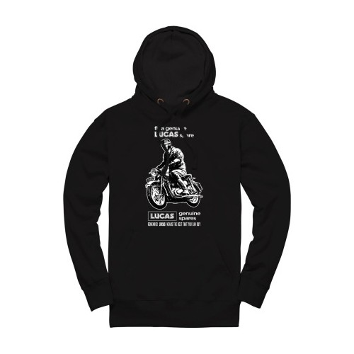 Lucas Motorcycle Spares Pullover Hoodie - Black image #6