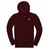 Lucas Flambeau Zip-Up Hoodie - Burgundy image #6