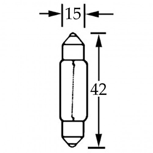 Bulb Festoon 12v 21w  LLB273 image #1