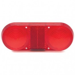 Lucas L671 Type Rear Lamp Lens Only - Red