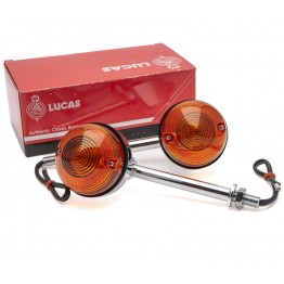 Lucas L874 Original Flasher Lamp (125mm tall) Pair