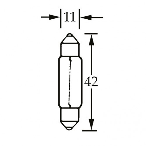 12V 5W FESTOON BULB LLB258