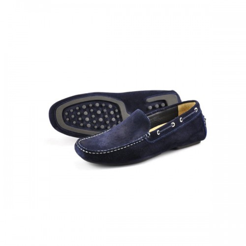 Loake Shoes - Donington Navy Suede image #2