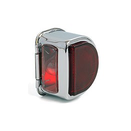 Rear Lamp 'D' type without bar - ST51 Chrome