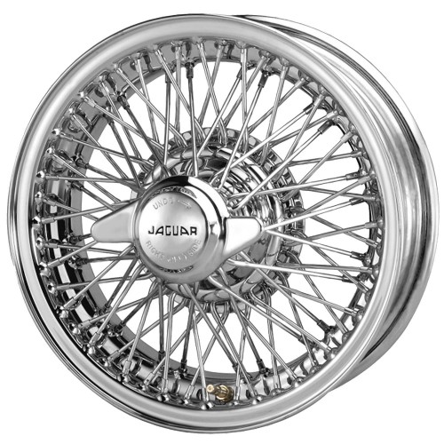 Chrome Wire Wheels Alvis; Daimler; Jaguar Mk I & Mk II; E-Type Series I; S-Type and Jensen